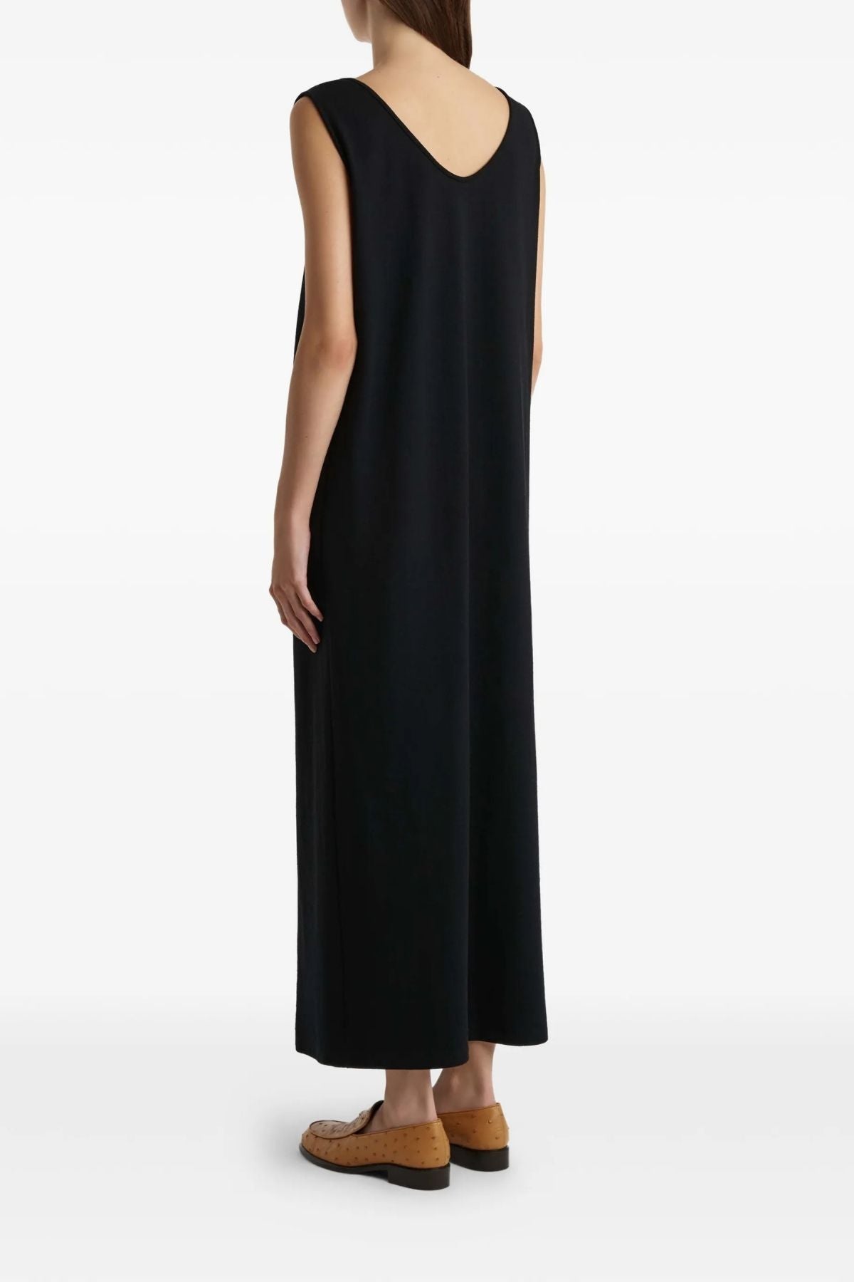 KHAITE Hall Dress - Black