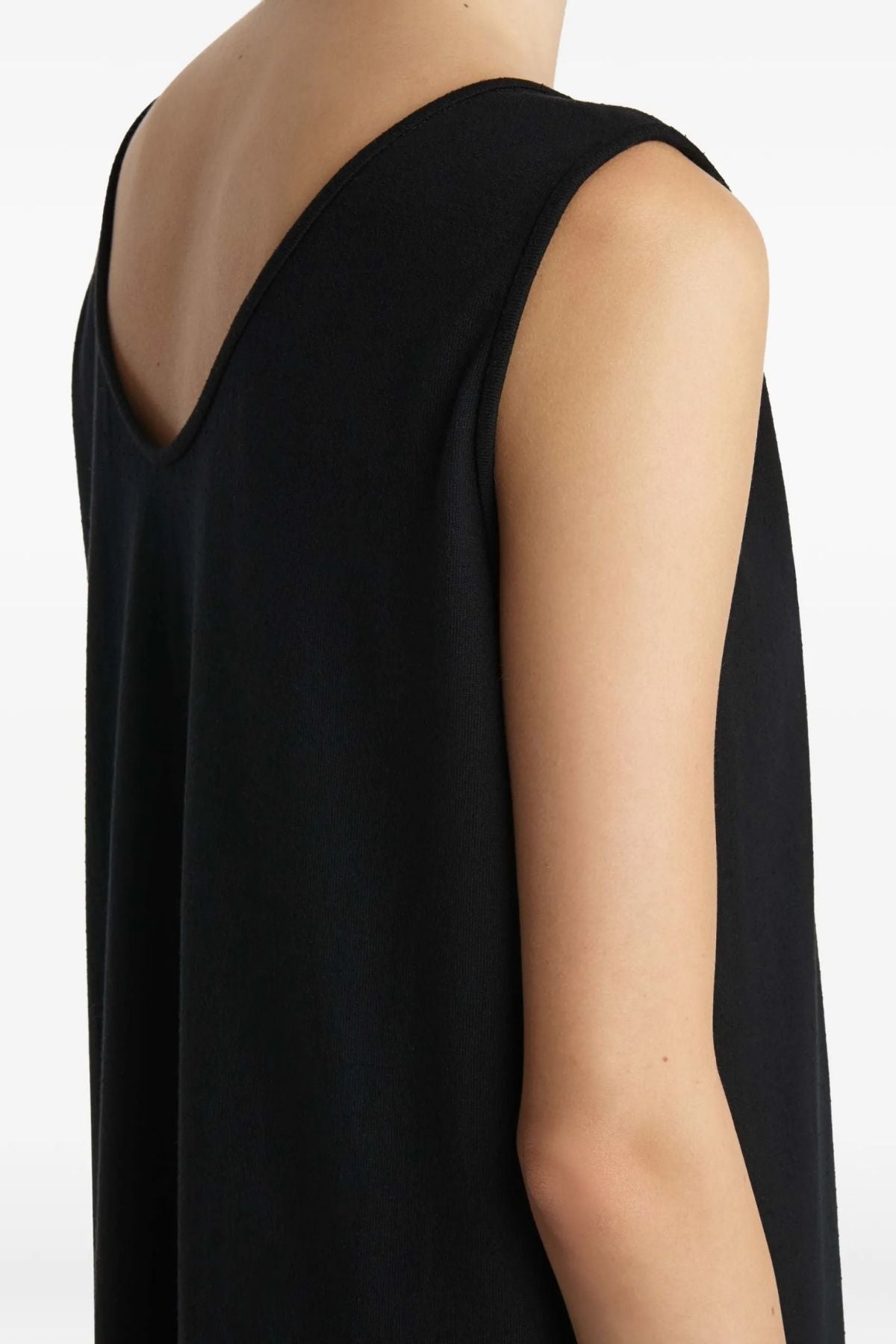 KHAITE Hall Dress - Black