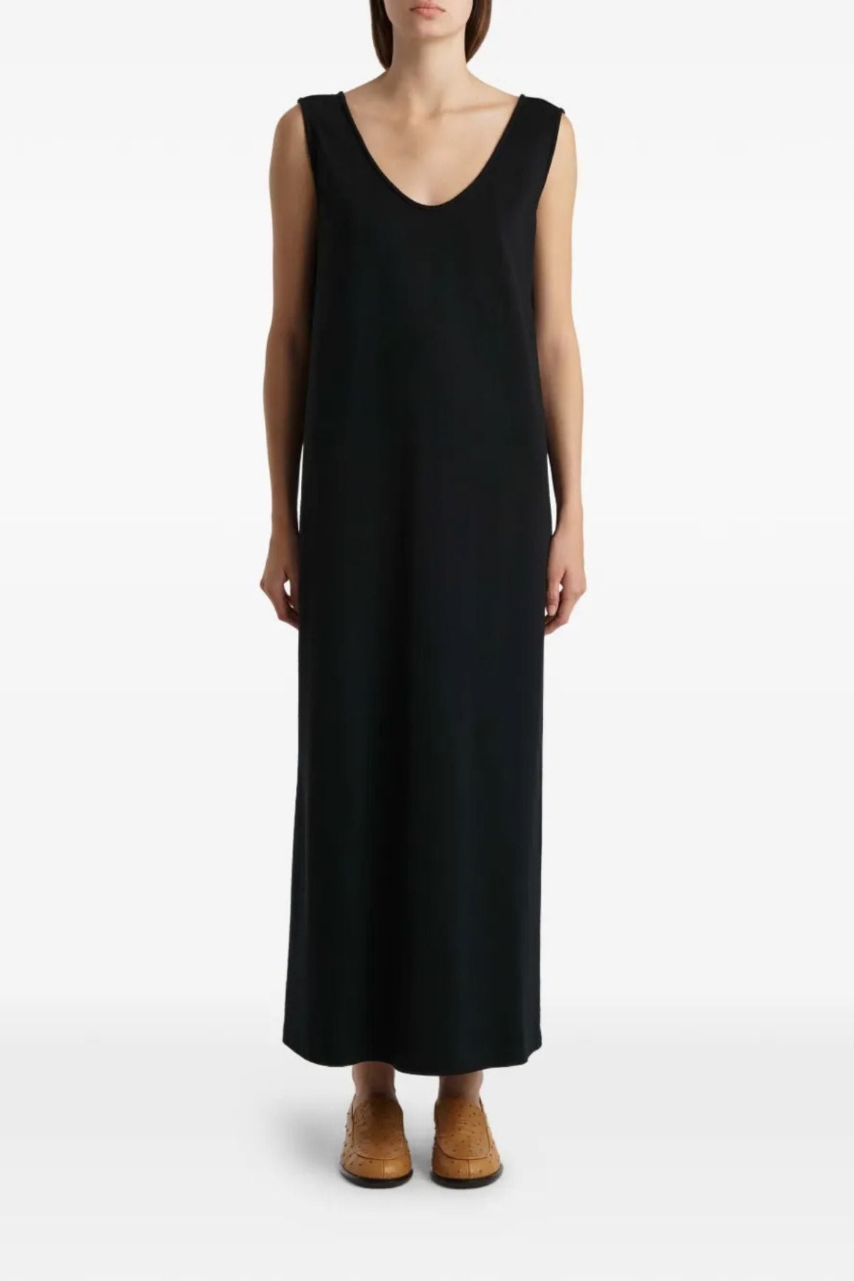 KHAITE Hall Dress - Black