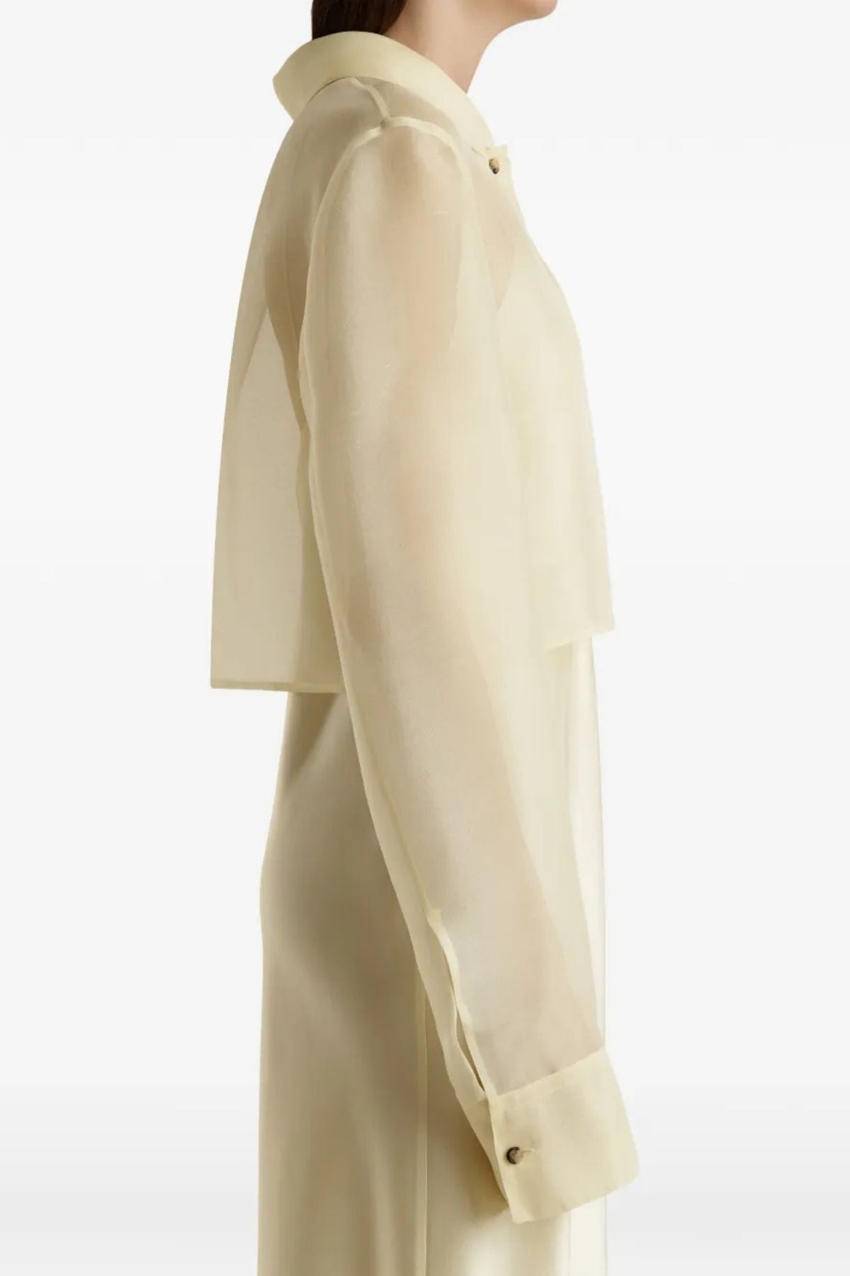 KHAITE Jasen Top - Pale Yellow