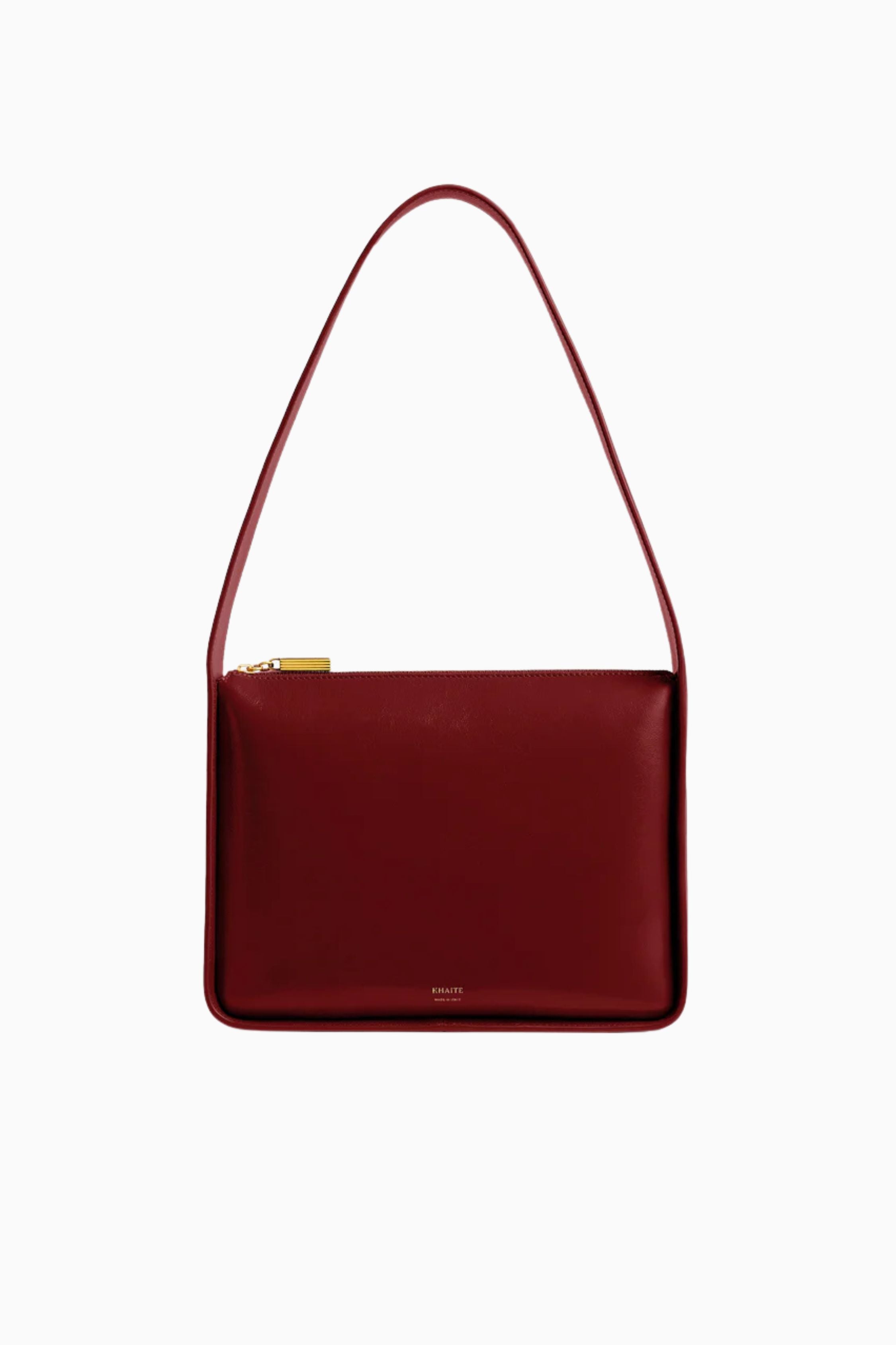 KHAITE Lori Squared Bag - Oxblood