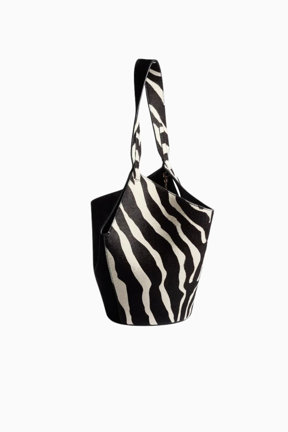 KHAITE Lotus Mini Tote - Black/ White