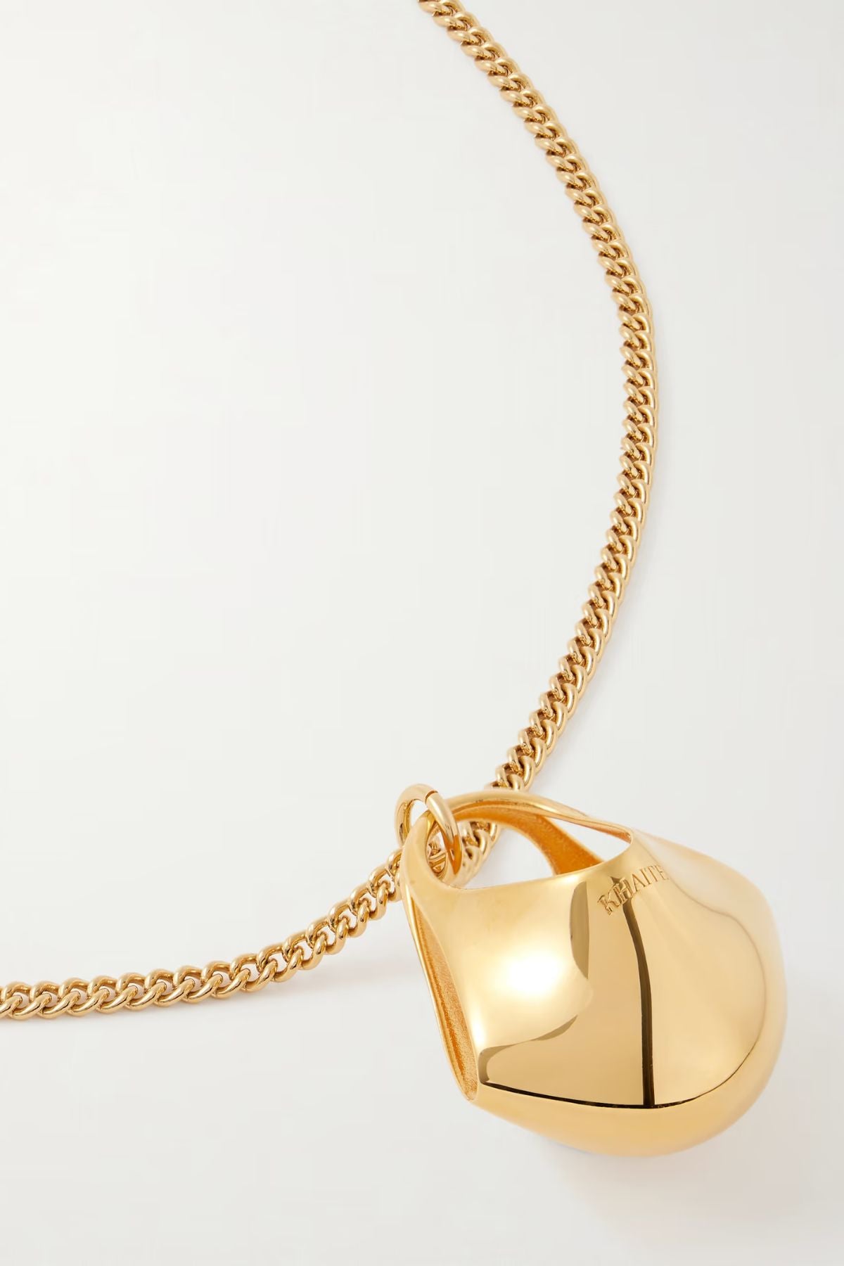 KHAITE Lotus Pendant Small - Gold