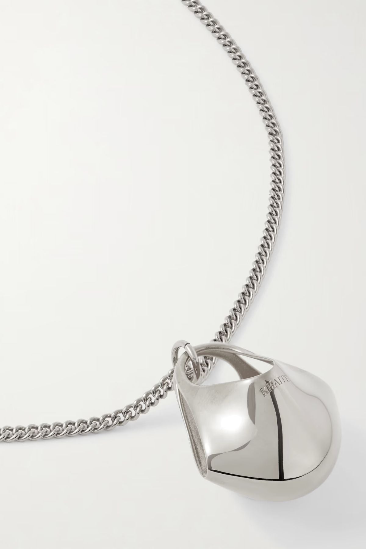 KHAITE Lotus Pendant Small - Silver