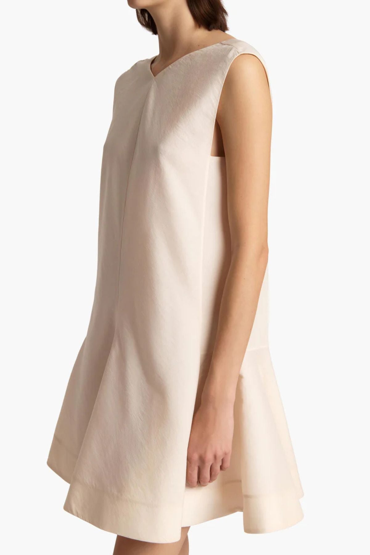KHAITE Mel Dress Boucle - Natural