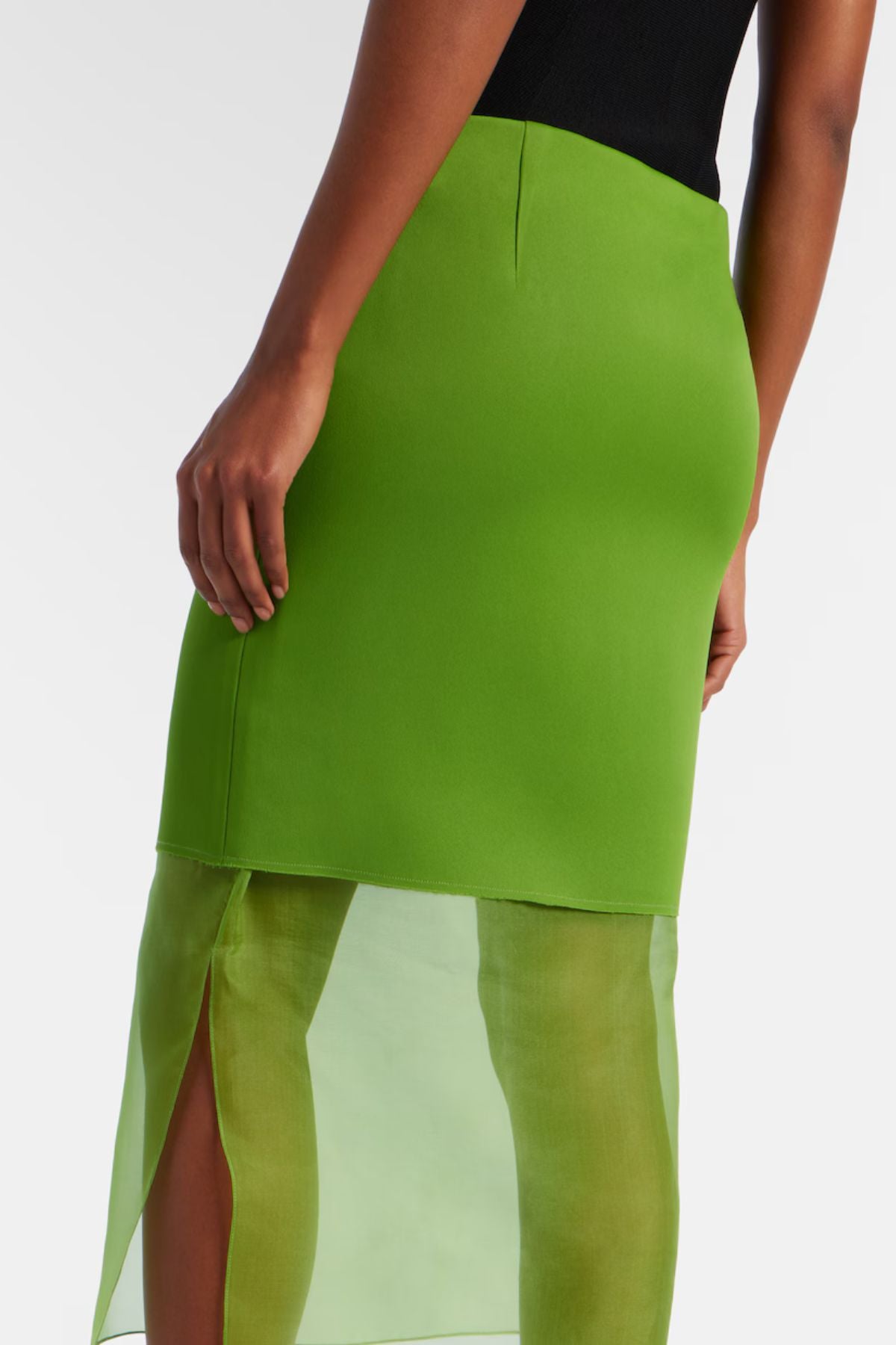 KHAITE Sybil Skirt - Absinthe