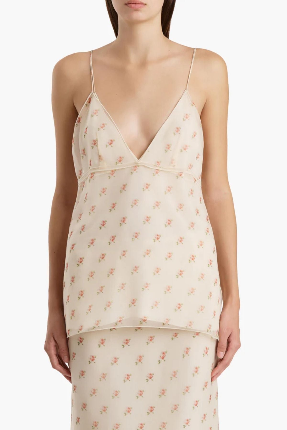 KHAITE Timy Top - Soft Pink