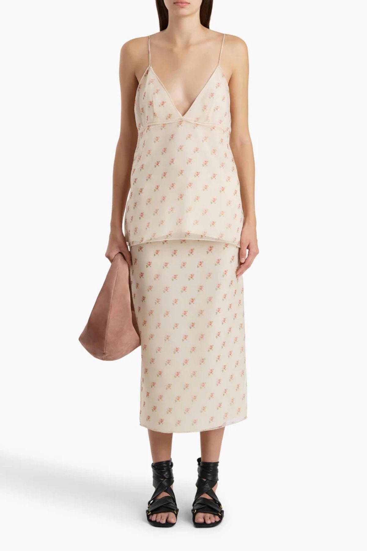 KHAITE Timy Top - Soft Pink