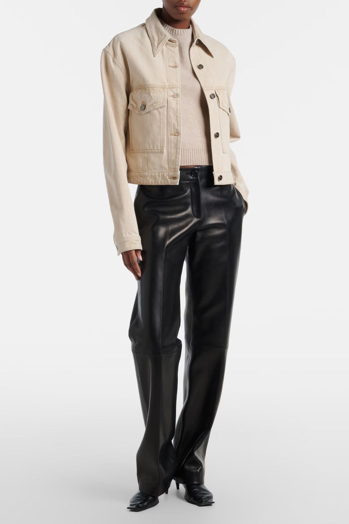 KHAITE Tomer Denim Jacket - Dumas