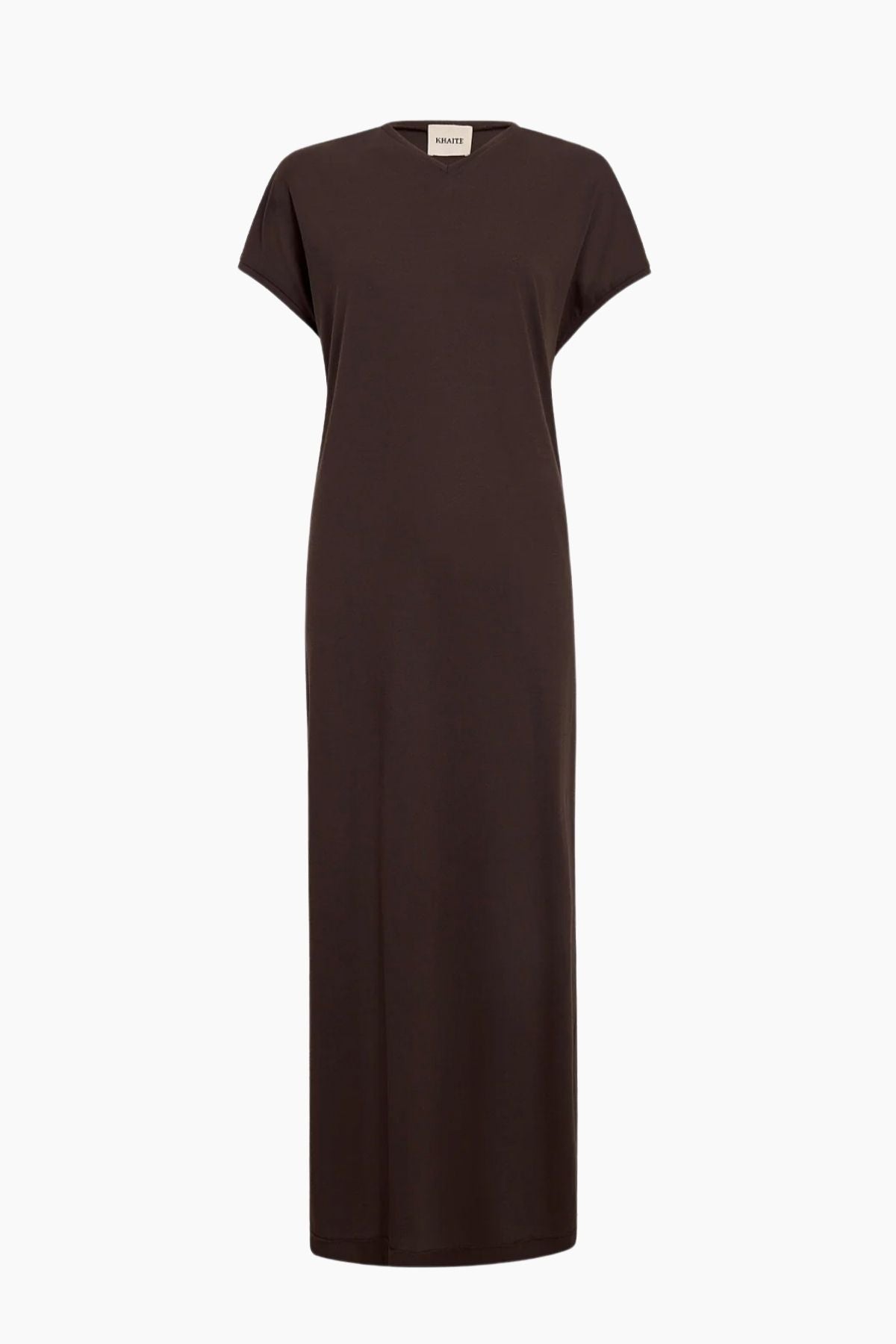 KHAITE Verda Dress - Dark Brown