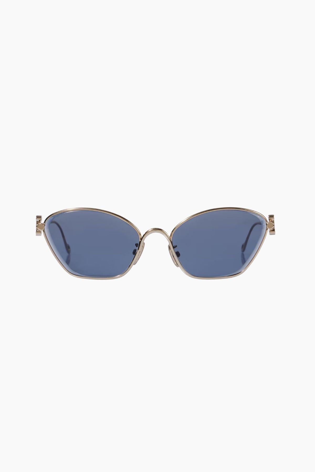 LOEWE Anagram Sunglasses - Blue/ Gold