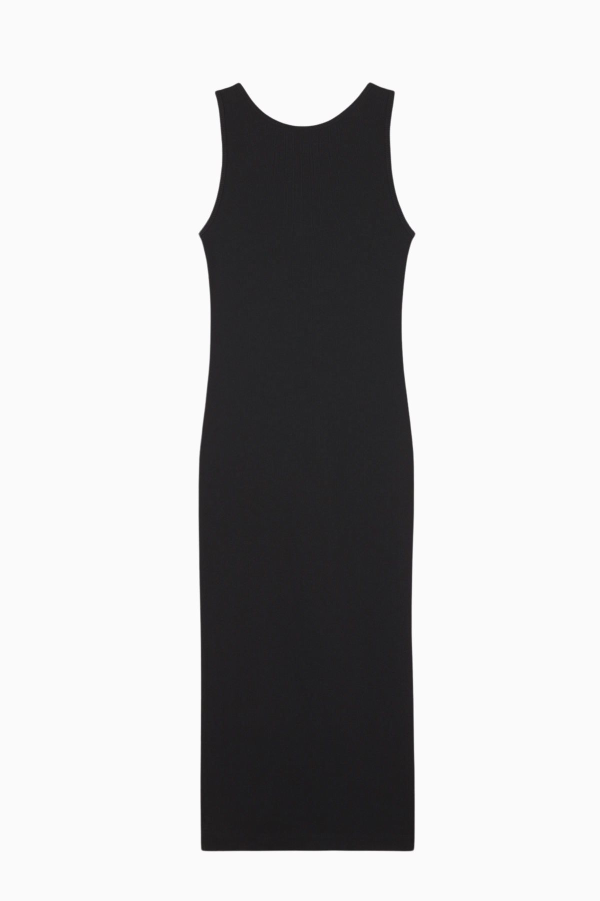 Maison Kitsuné Baby Fox Ribbed Tank Dress - Black