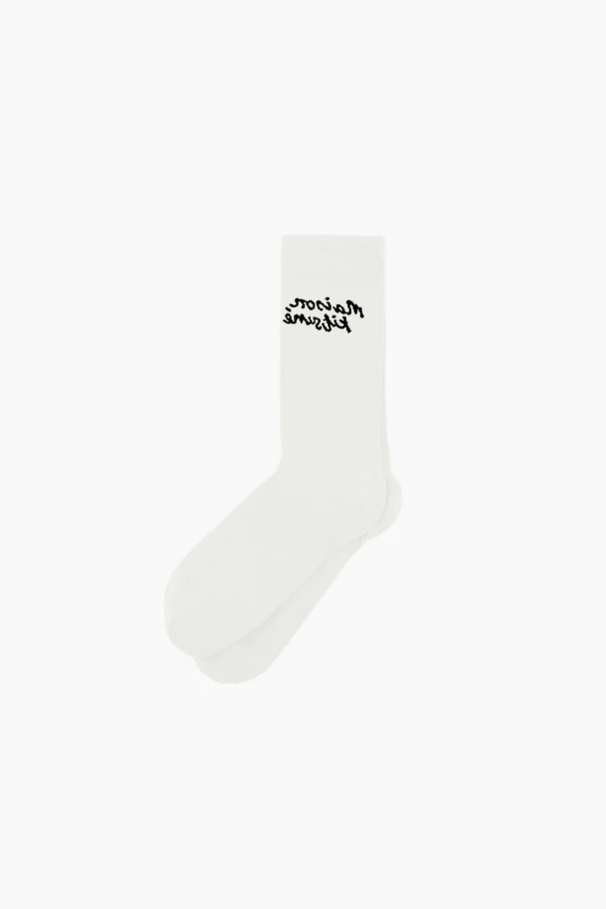 Maison Kitsuné Handwriting Socks - White