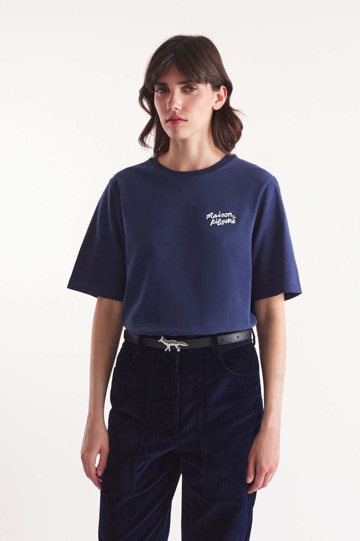 Maison Kitsuné Handwriting T-Shirt - Ink Blue – GRACE Melbourne