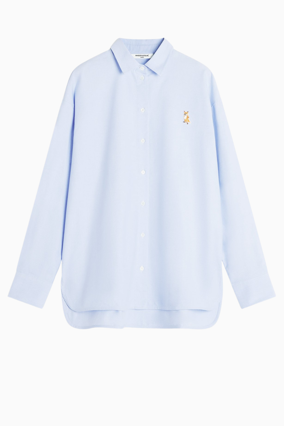 Maison Kitsuné Lady Fox Casual Shirt - Steel Blue