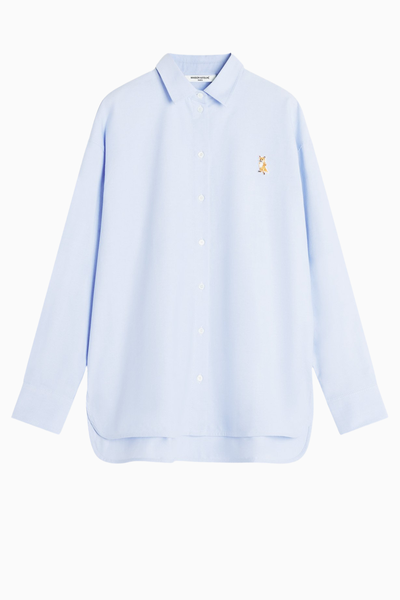 Maison Kitsuné Lady Fox Casual Shirt - Steel Blue – GRACE Melbourne