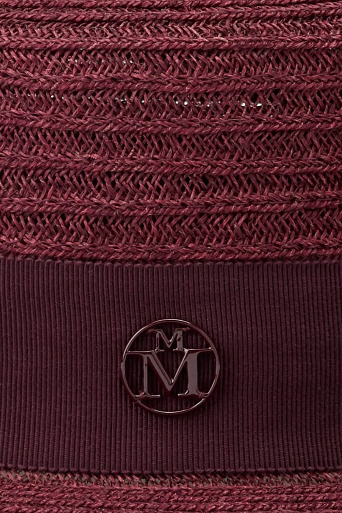 Maison Michel Kiki Straw - Burgundy