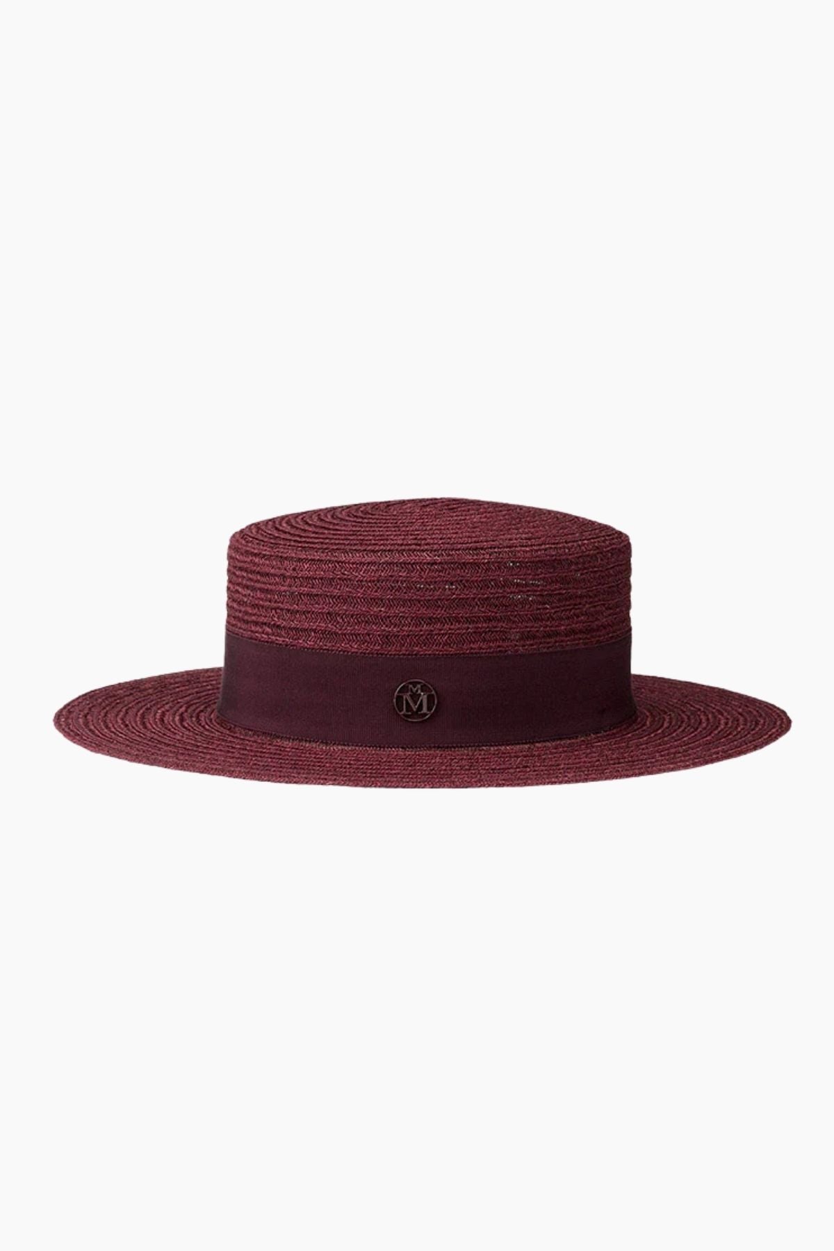 Maison Michel Kiki Straw - Burgundy
