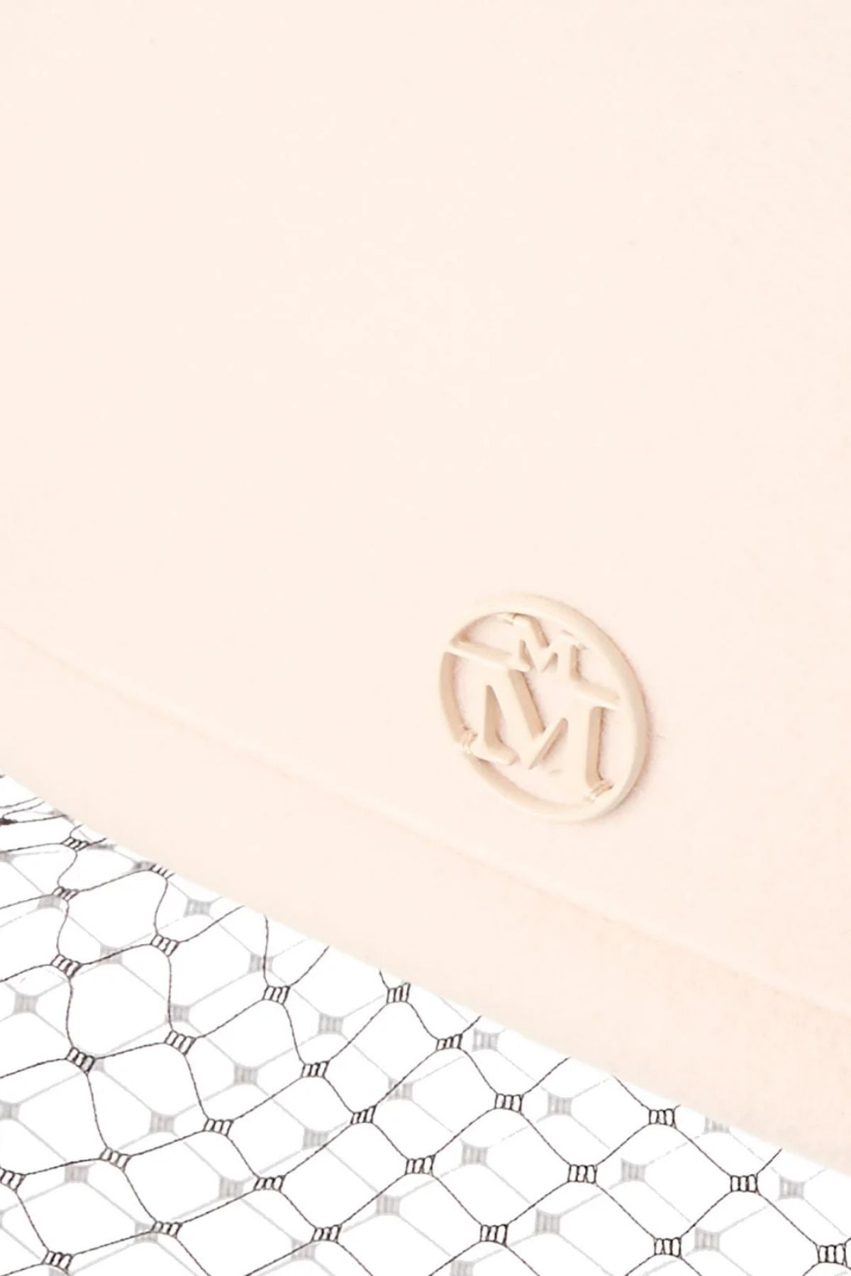 Maison Michel New Bonnie Veil Felt - Beige Blush