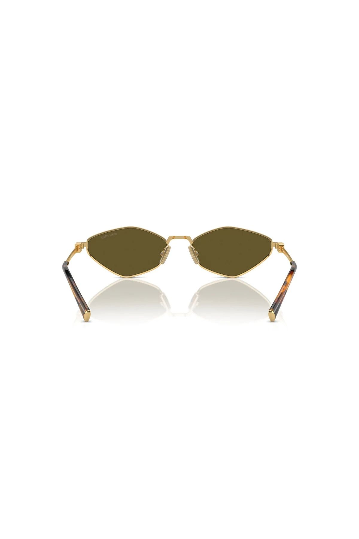 Miu Miu Sunglasses Gold/ Dark Brown