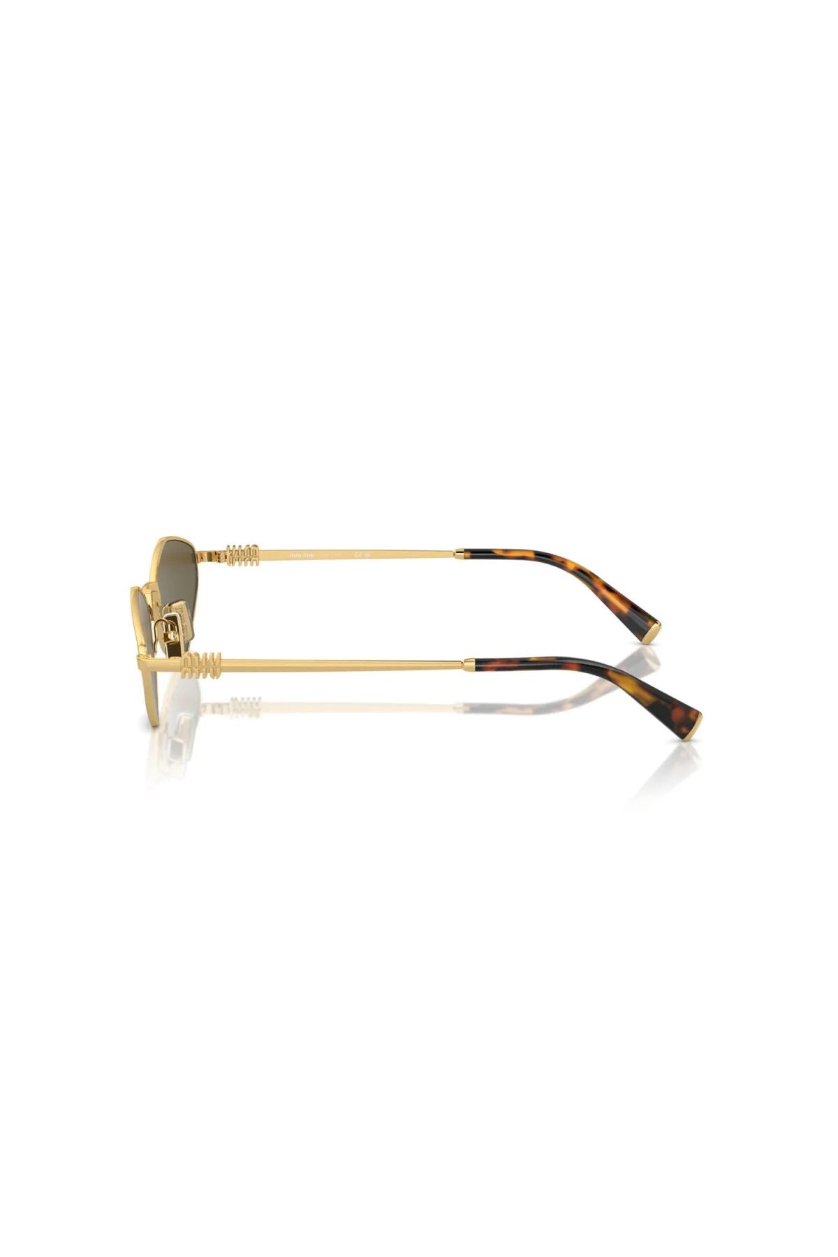 Miu Miu Sunglasses Gold/ Dark Brown