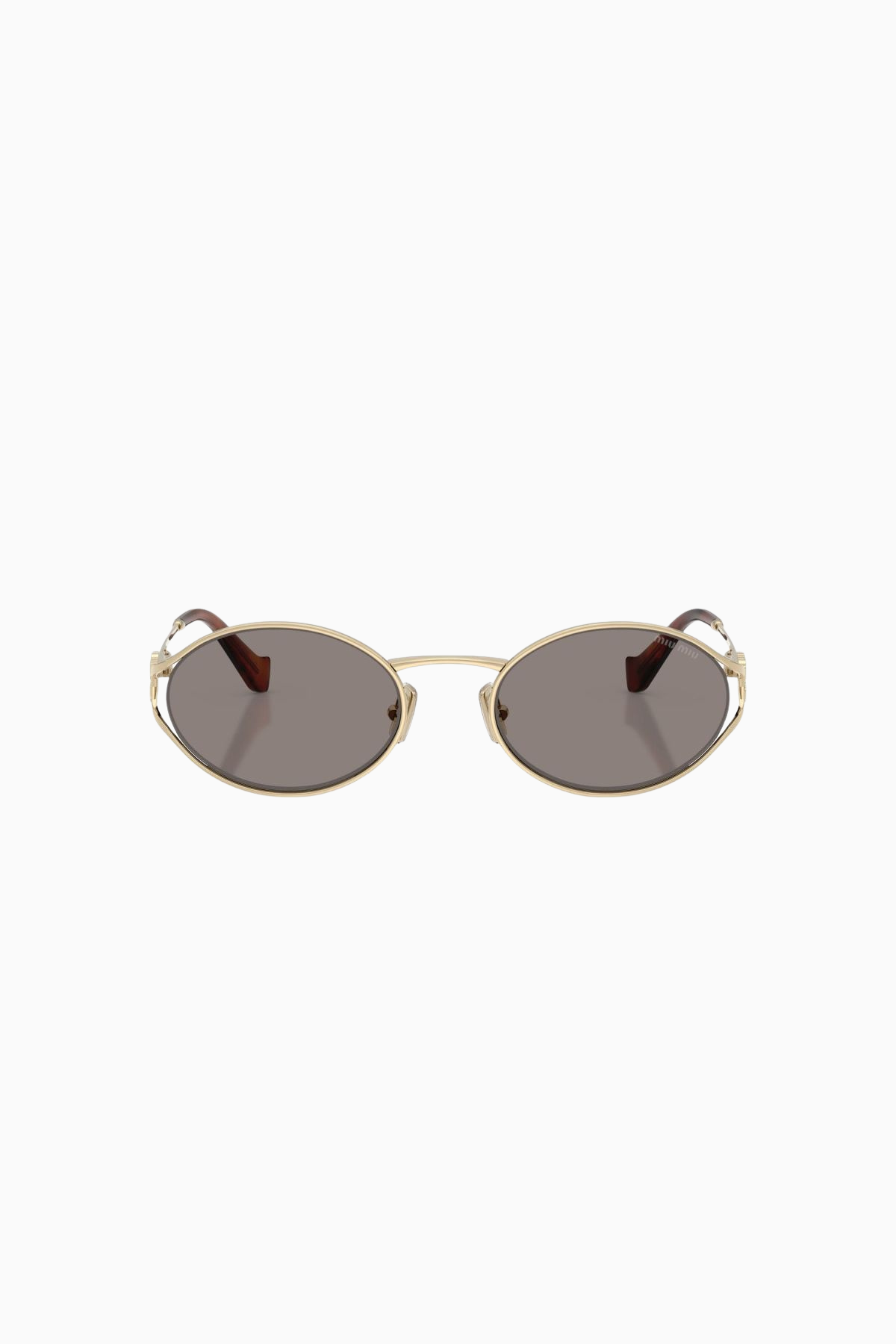 Miu Miu Sunglasses - Pale Gold/ Dark Grey