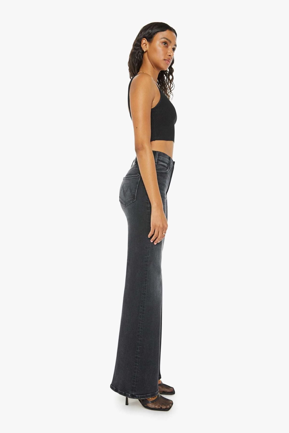 Mother Denim The Hustler Roller Sneak - Not Today Satan