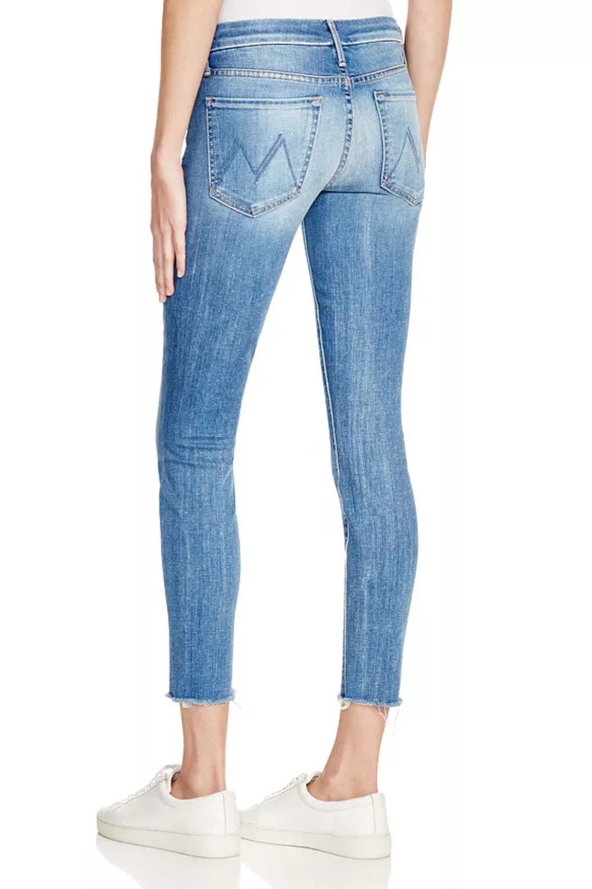 Mother Denim The Looker Ankle Fray - Birds of Paradise