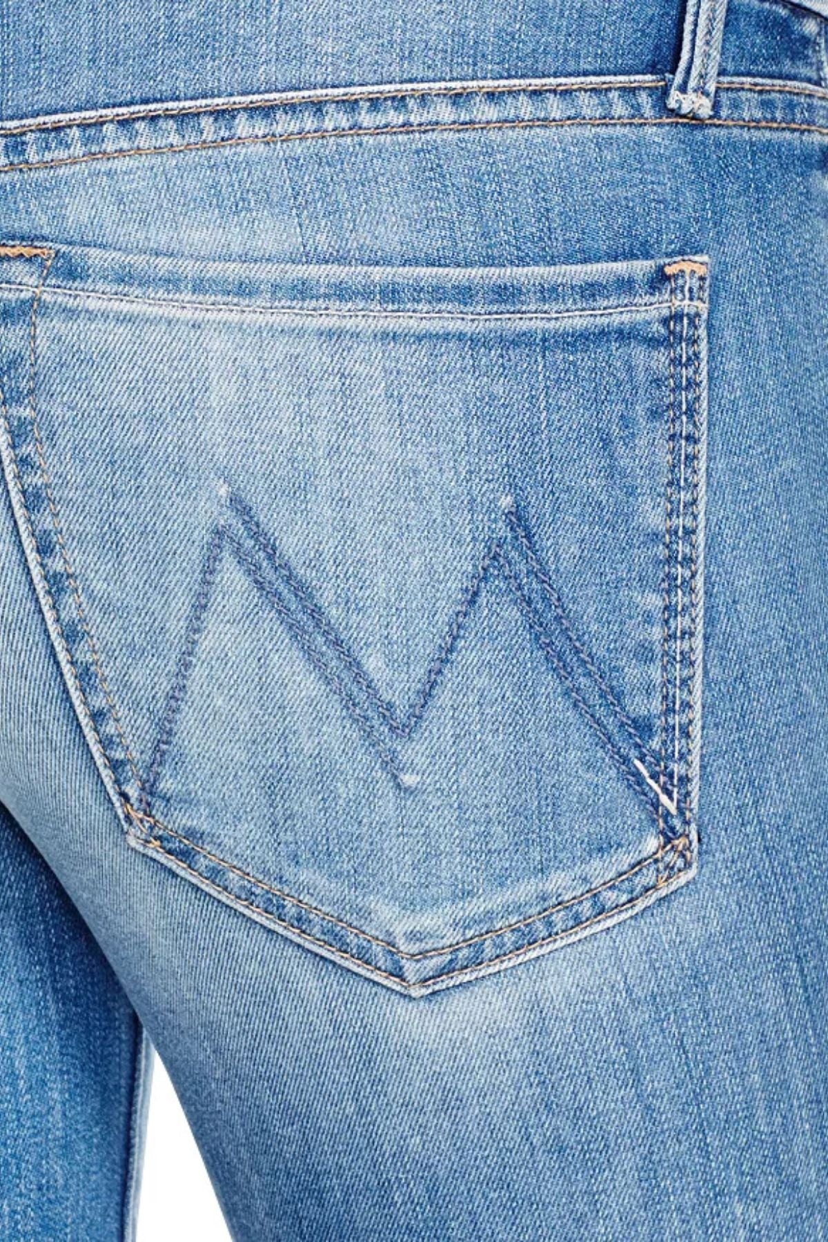 Mother Denim The Looker Ankle Fray - Birds of Paradise