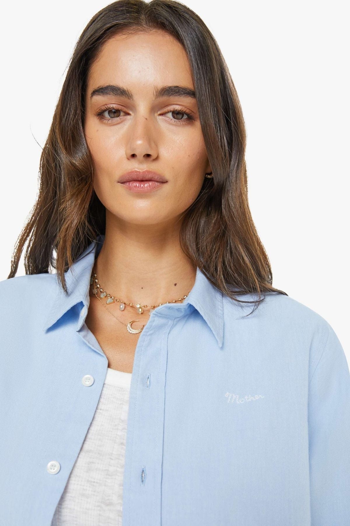Mother The Bestie - Office Hours Light Blue