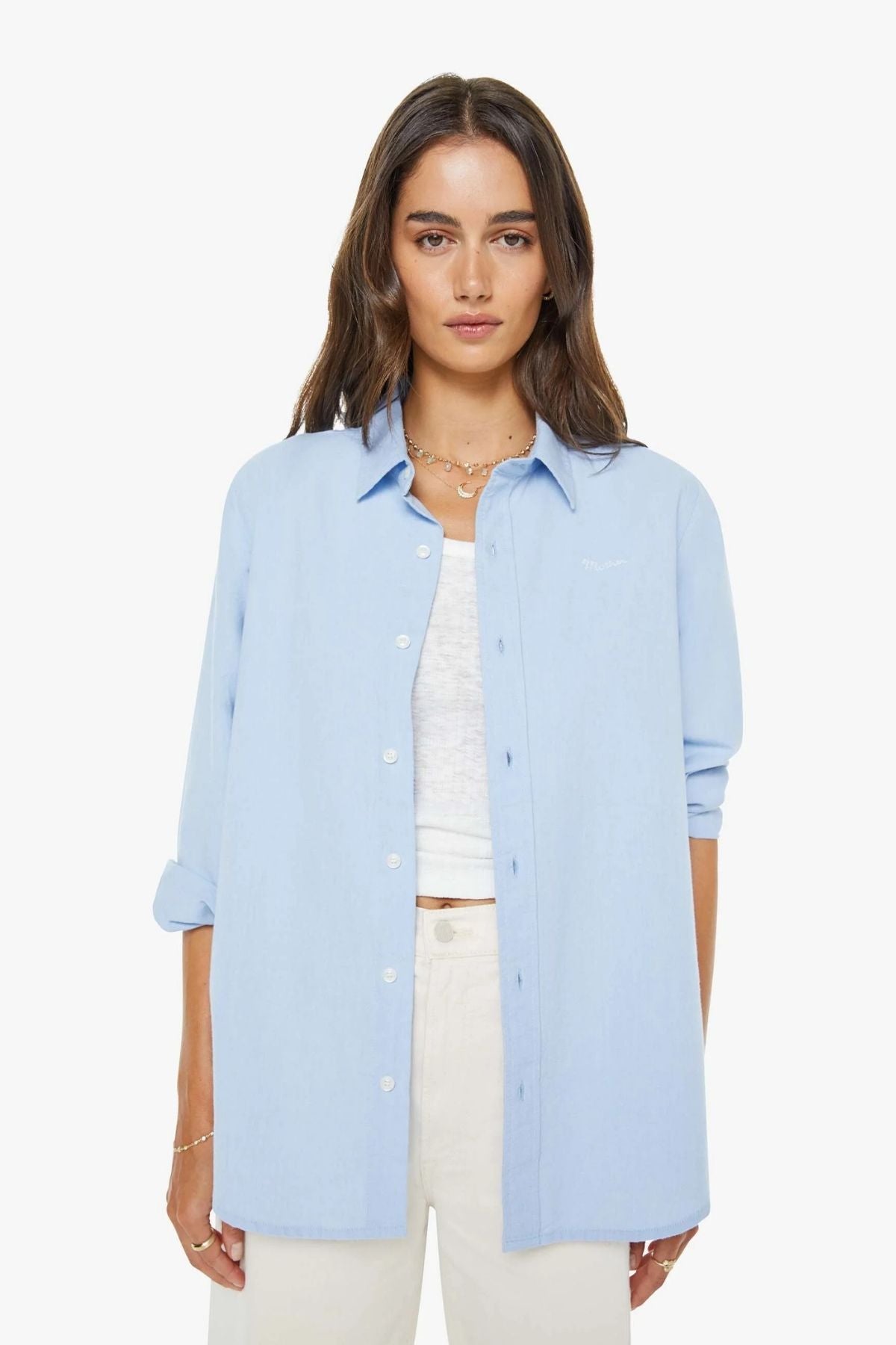 Mother The Bestie - Office Hours Light Blue