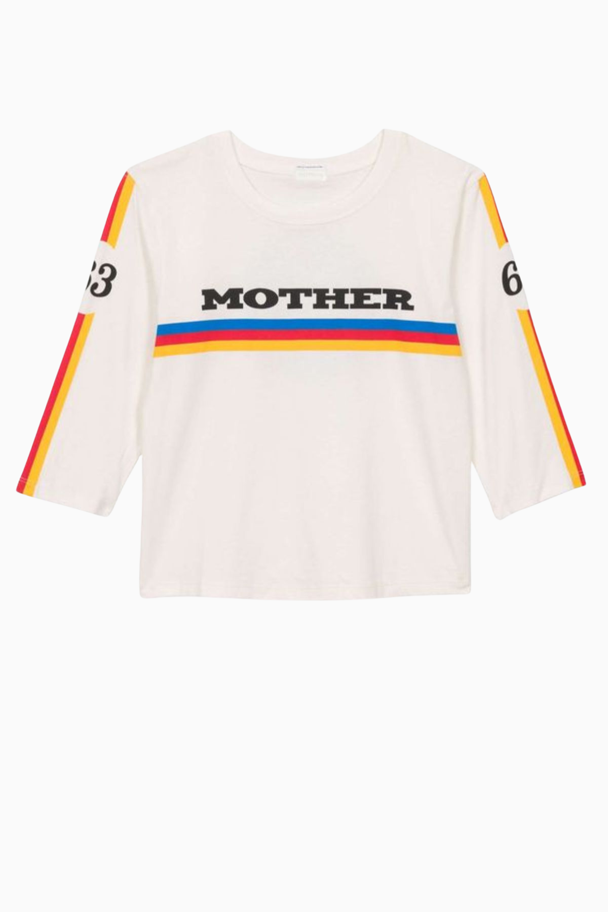 Mother The Better Half Tee - Mother 63 Winter White