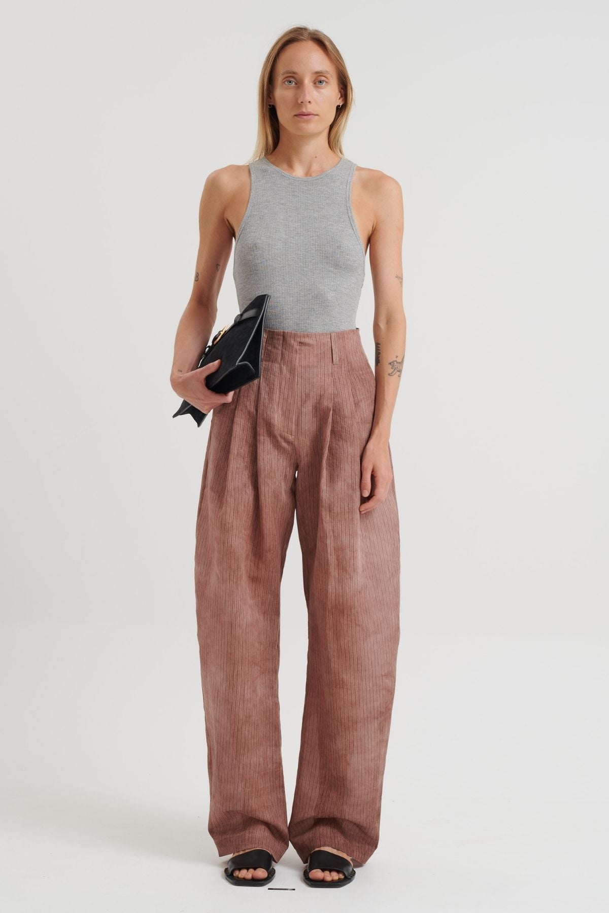 Nanushka Raisie Tank Top - Grey Melange