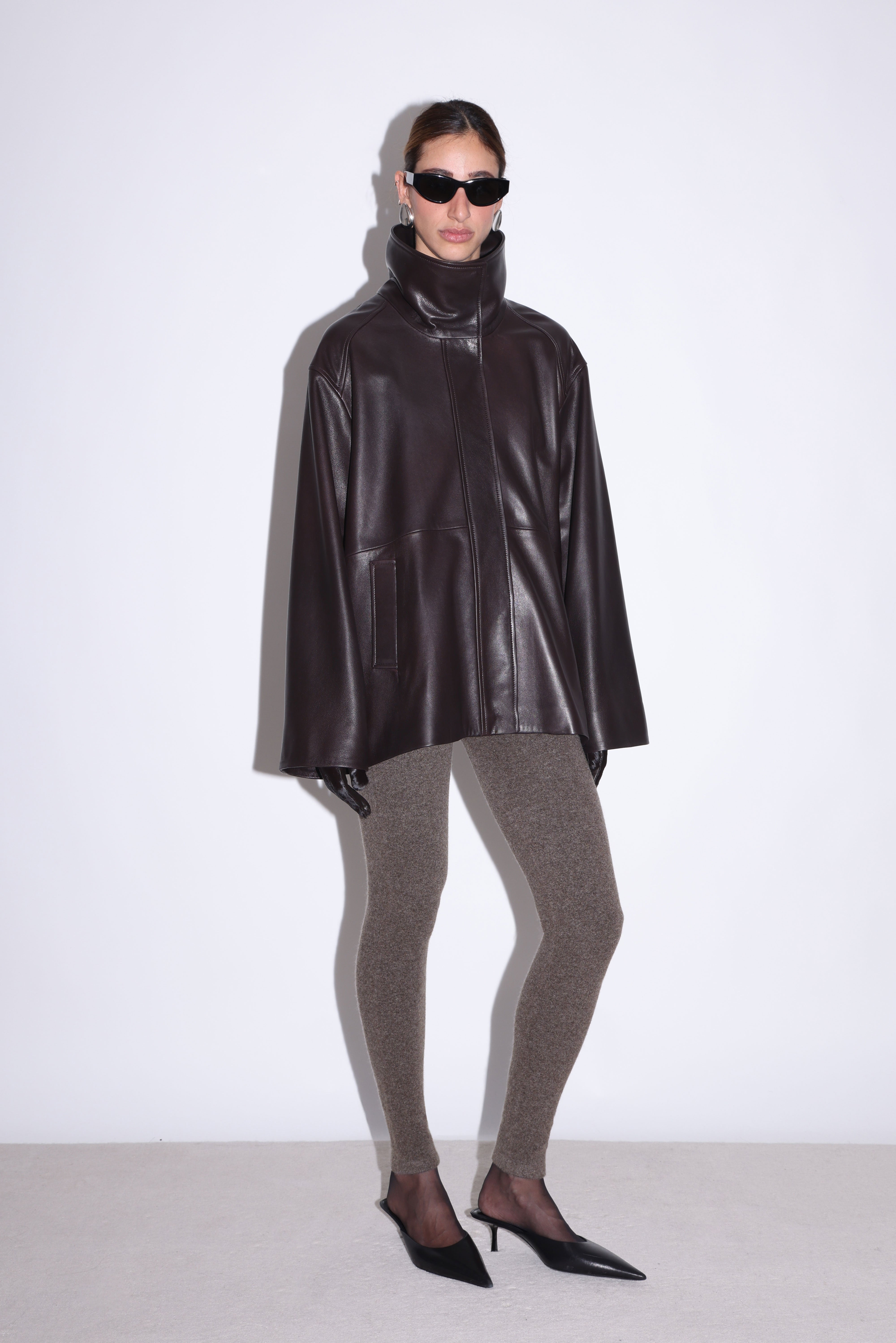Nour Hammour Lowen Jacket - Dark Brown