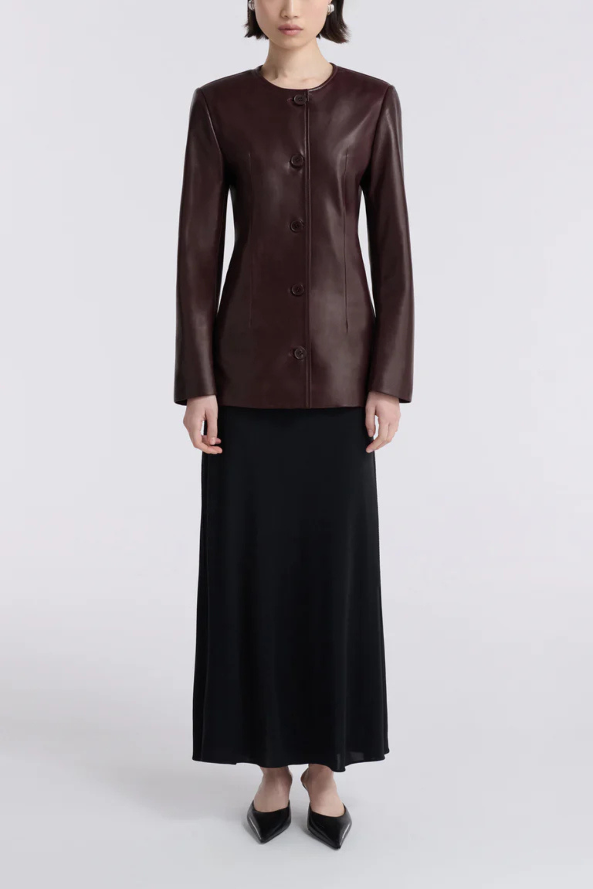 Nour Hammour Maud Blazer - Merlot