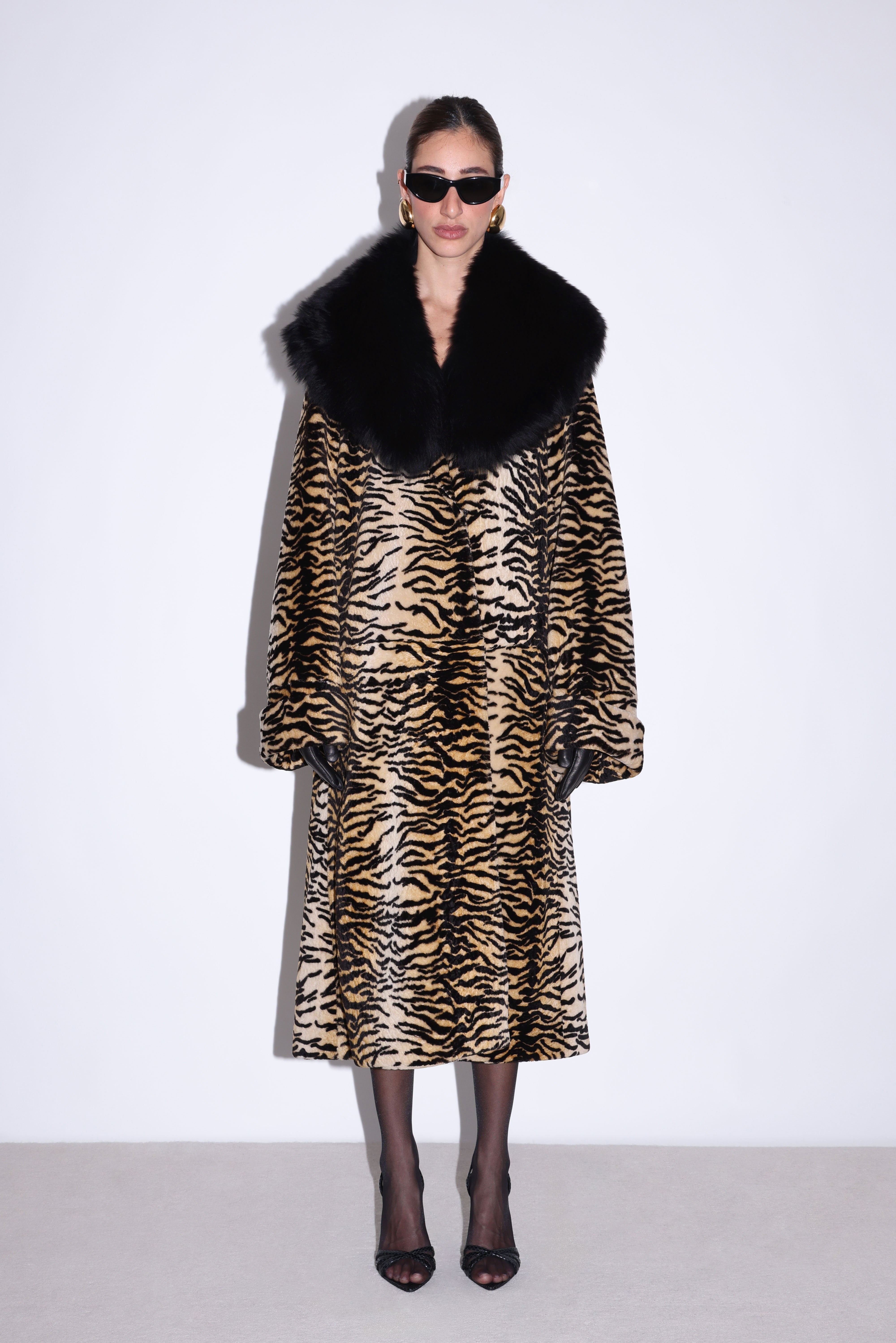 Nour Hammour Nina Coat - Golden Tiger