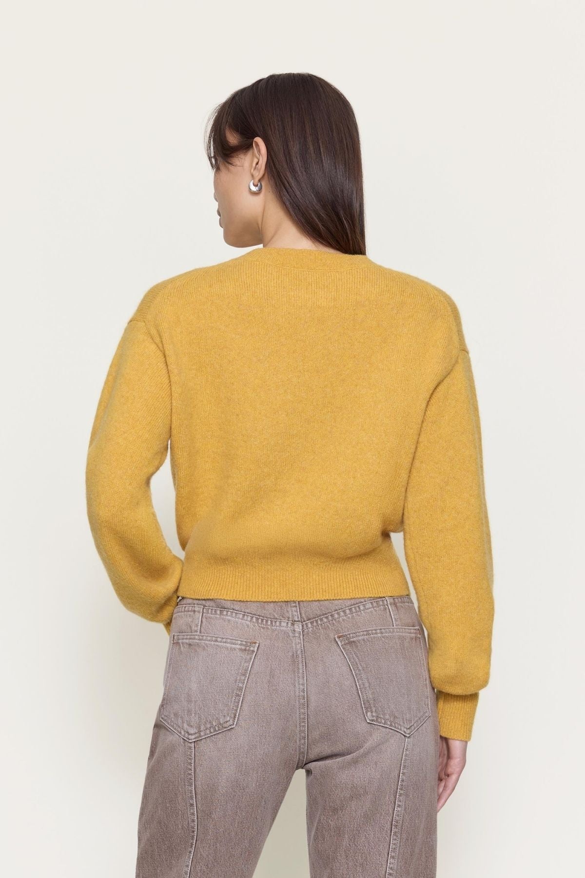 OSSOU Ada Crewneck Sweater - Sungold