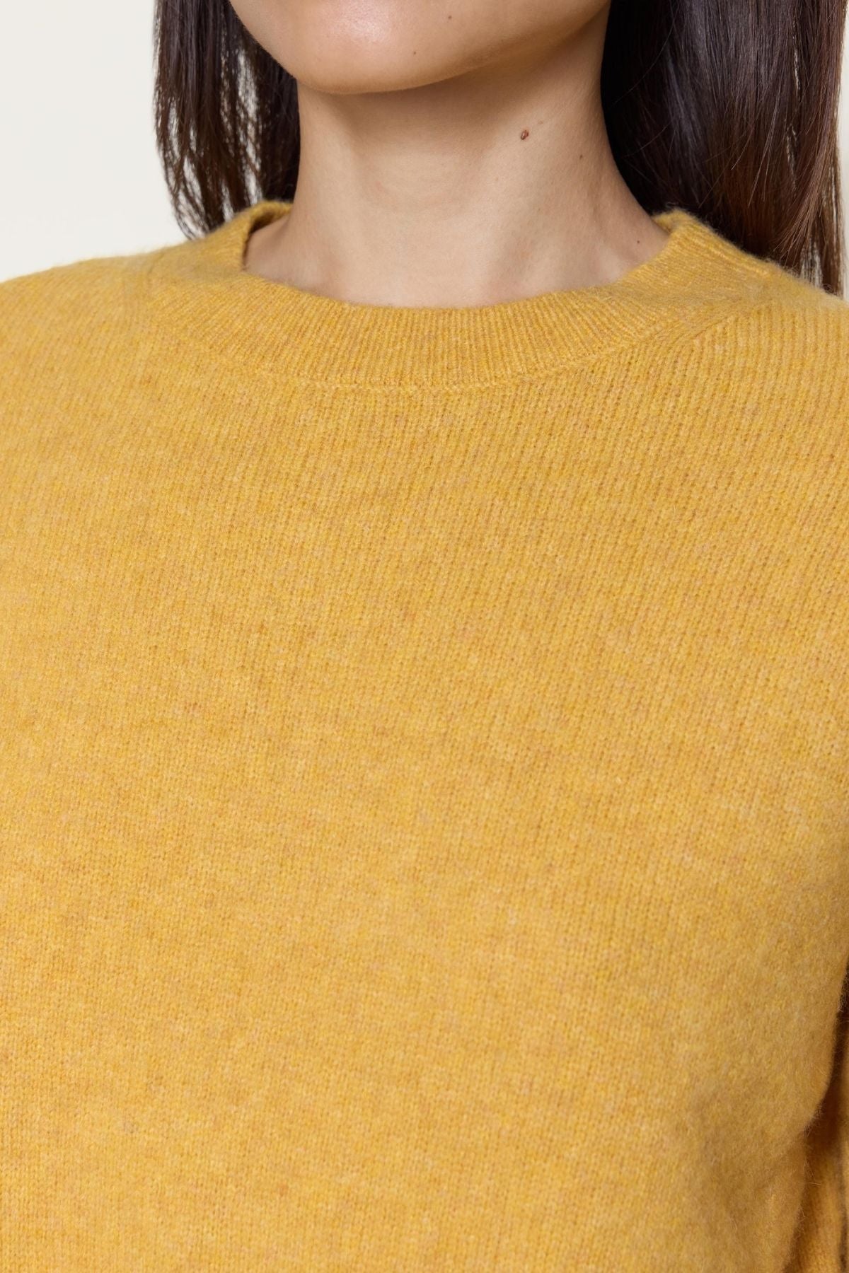 OSSOU Ada Crewneck Sweater - Sungold