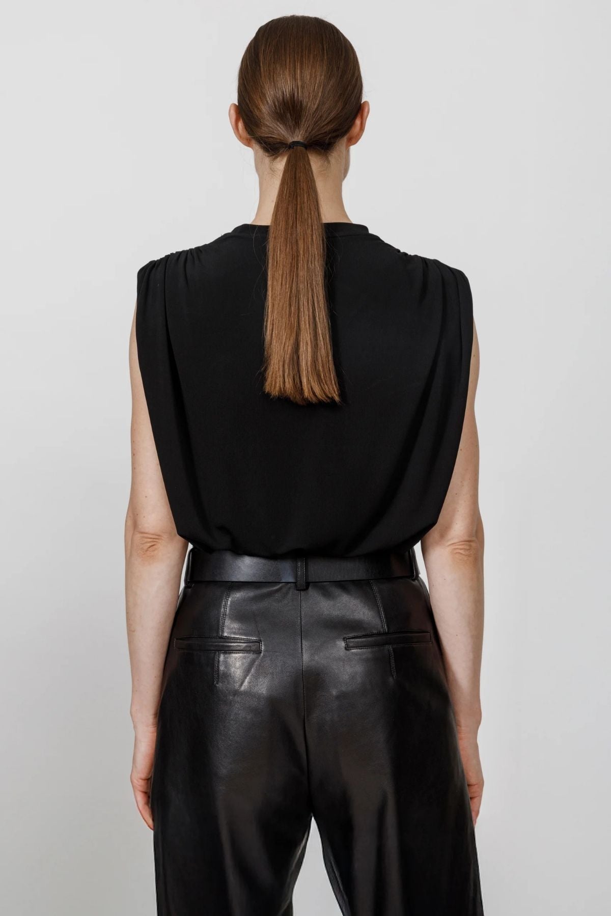 Petar Petrov The Outliner Sleeveless T-Shirt - Black