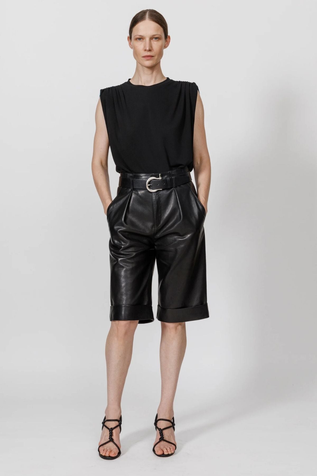 Petar Petrov The Outliner Sleeveless T-Shirt - Black