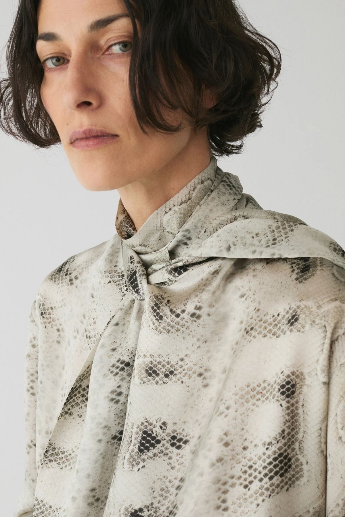 Petar Petrov Wild Grace Blouse - Arctic Snake