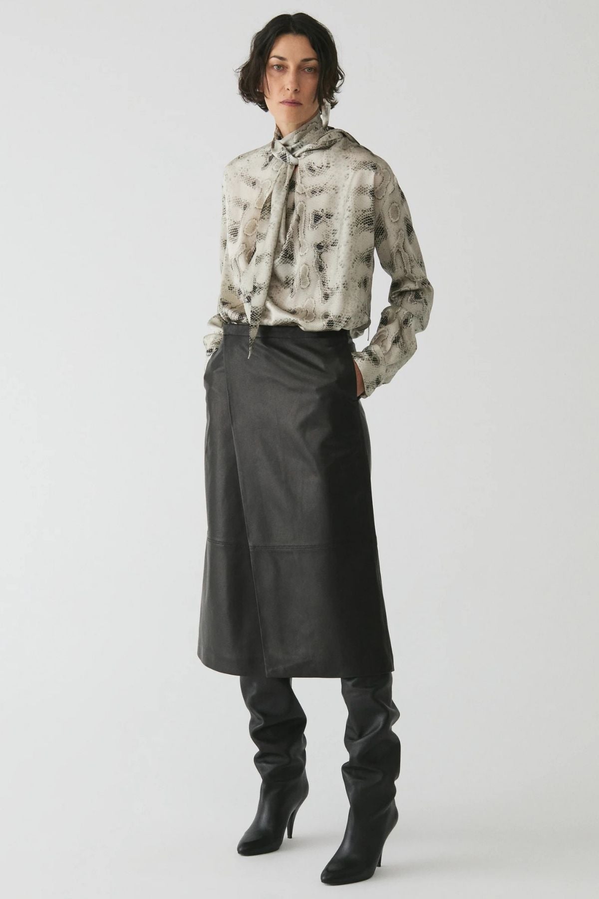 Petar Petrov Wild Grace Blouse - Arctic Snake