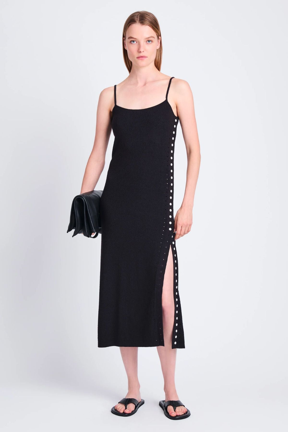 Proenza Schouler White Label Astrid Boucle Dress - Black