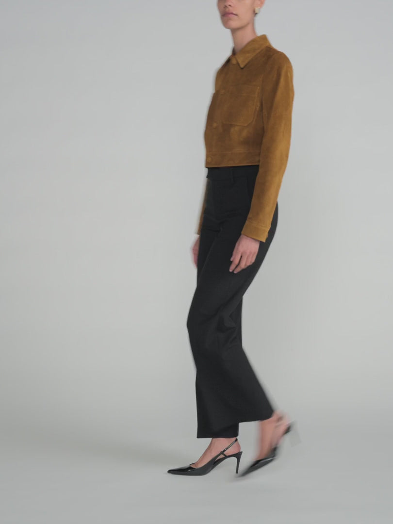 FRAME Denim The Swing Trouser - Black