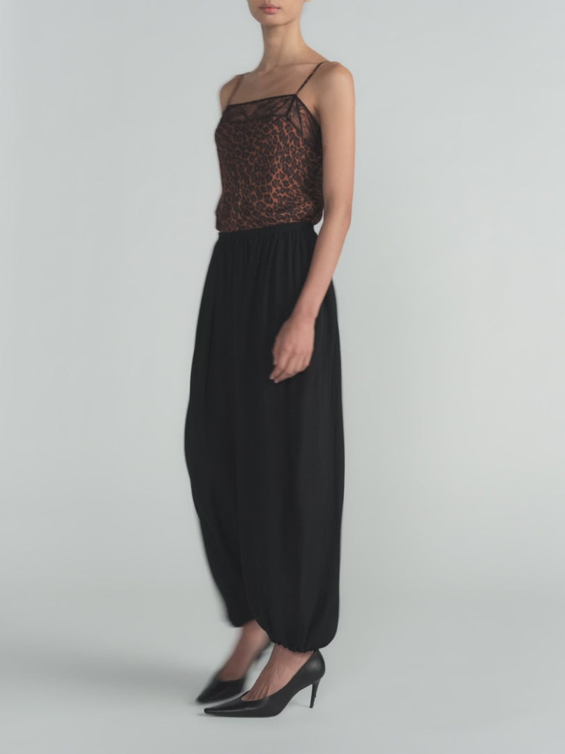 Frame Denim The Silk Balloon Pant - Black