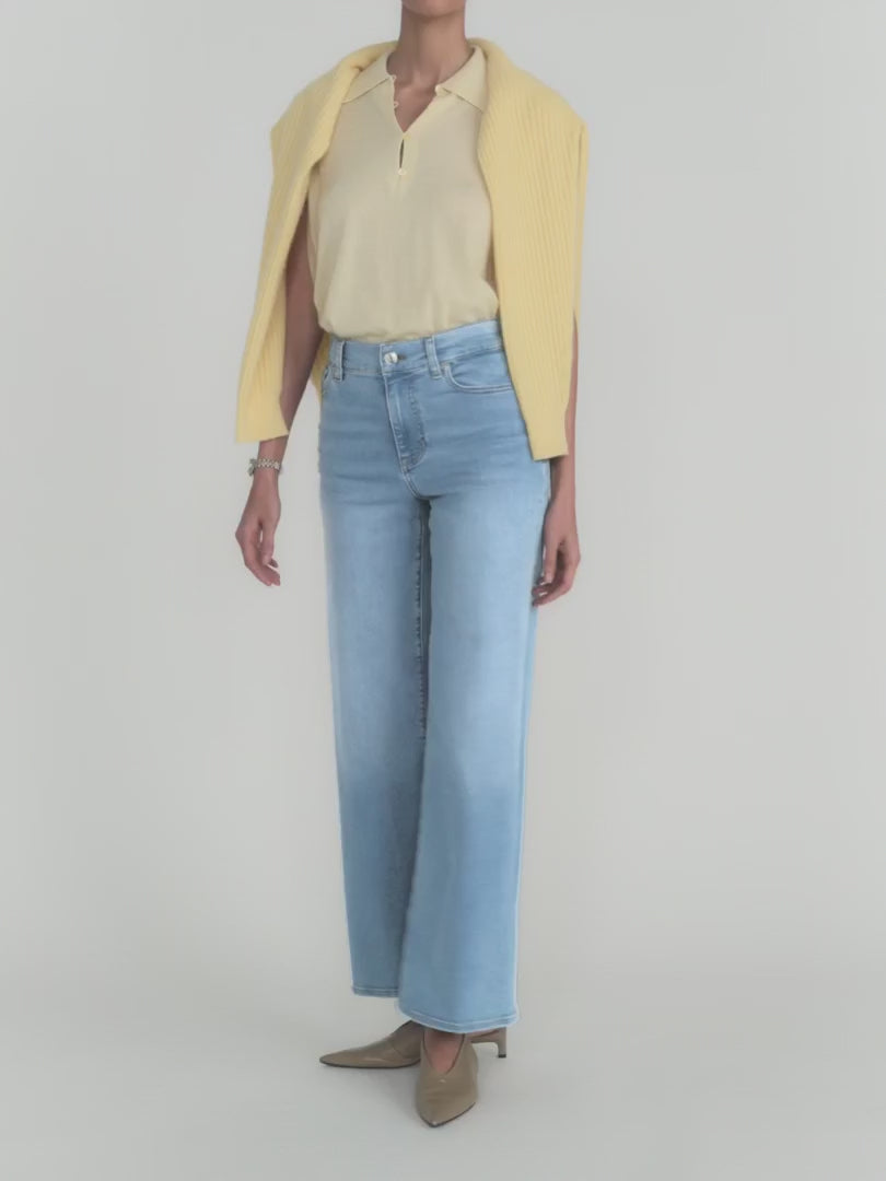 FRAME Denim Le Slim Palazzo - Honeymoon