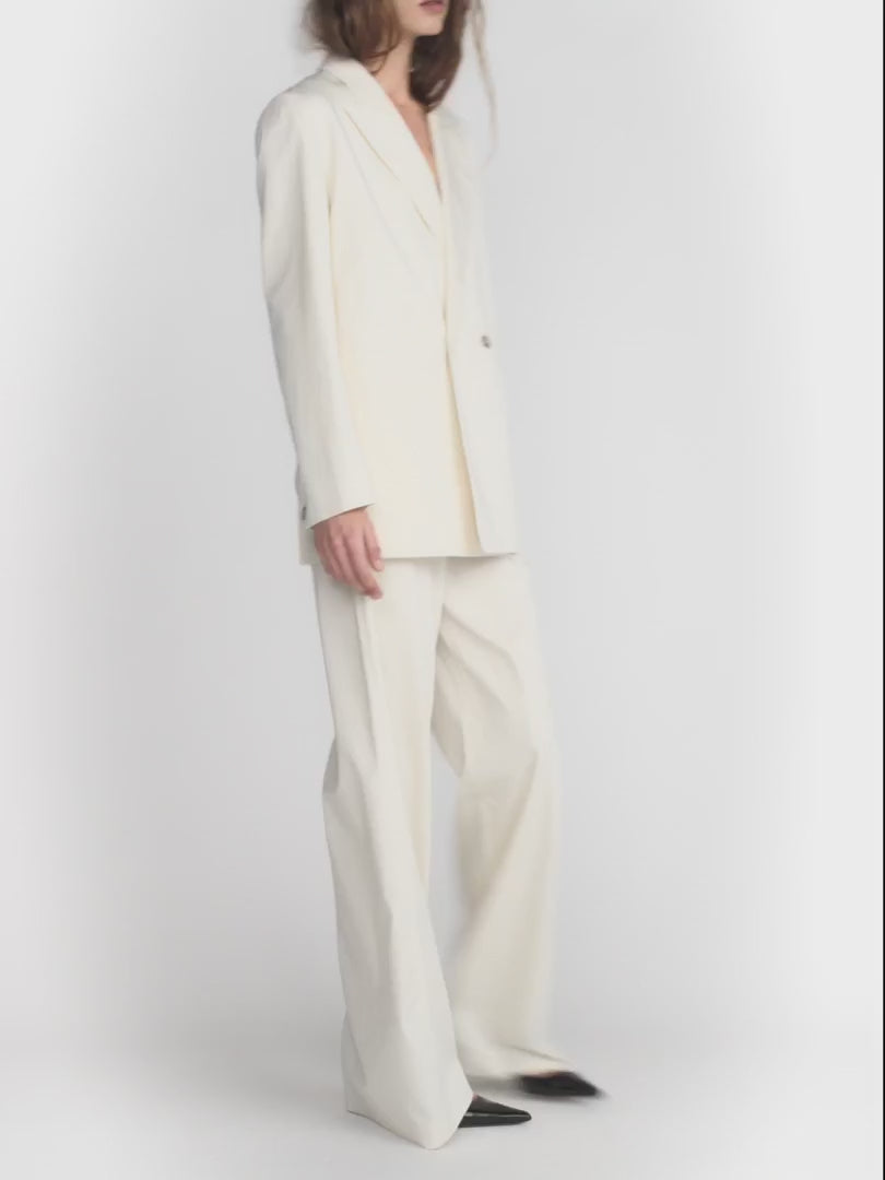 FRAME Denim The Society Pant - Ecru