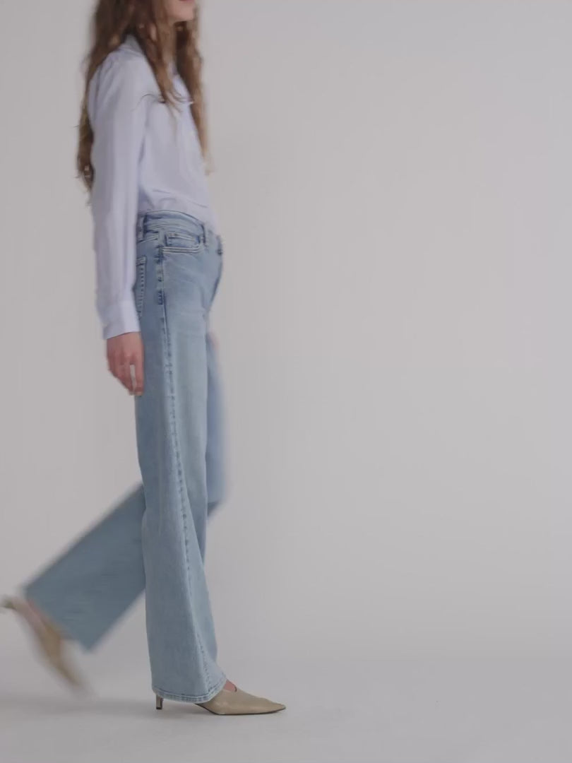 FRAME Denim Le Slim Palazzo - Ripple