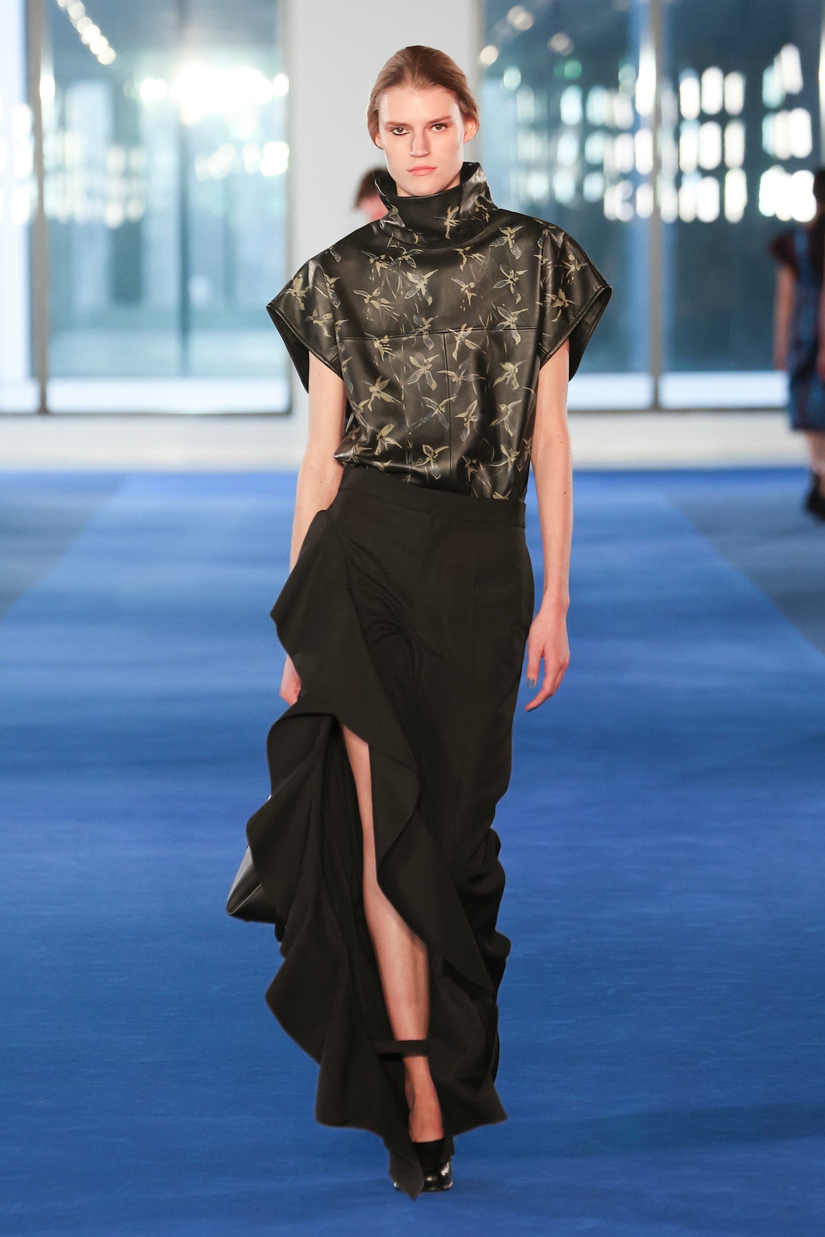 Proenza Schouler Alba Ruffle Pant - Black