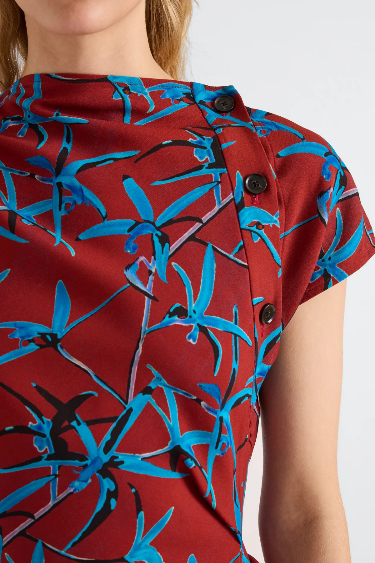 Proenza Schouler Anais Dress - Madder Multi